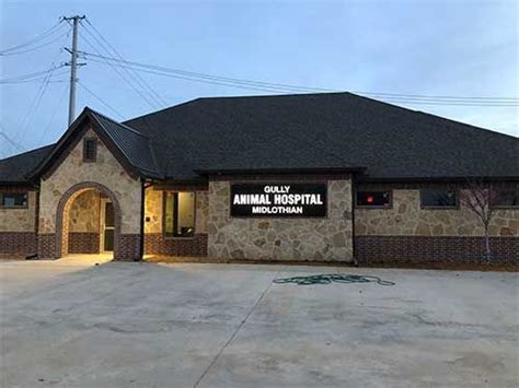 See the other locations of Gully Animal Hospital serving Midlothian TX and its surrounding areas. . Gully midlothian